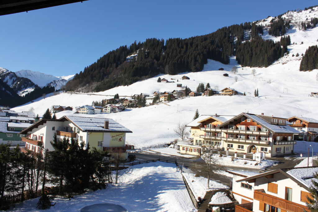 Appartement Mittelberg Kleinwalsertal het uitzicht